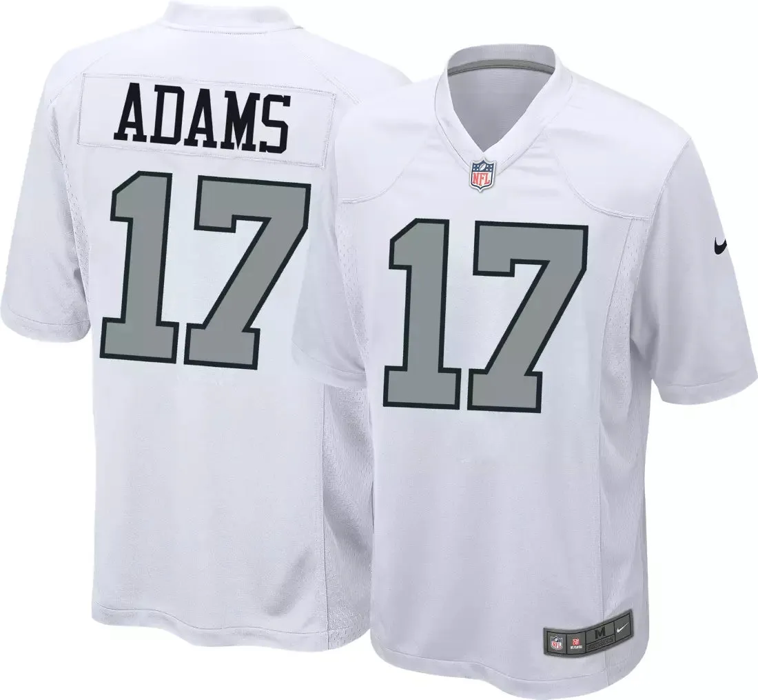 Las Vegas Raiders Davante Adams Game Jersey- White