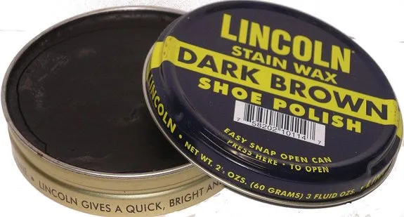 Lincoln Shoe Wax Polish 3 Fl Oz.