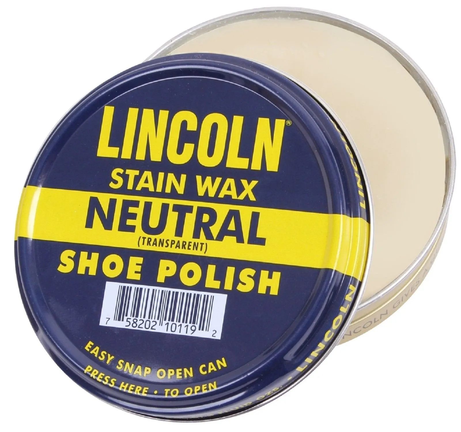 Lincoln Shoe Wax Polish 3 Fl Oz.