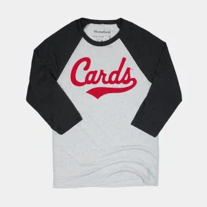 Louisville "Cards" Script Baseball Tee