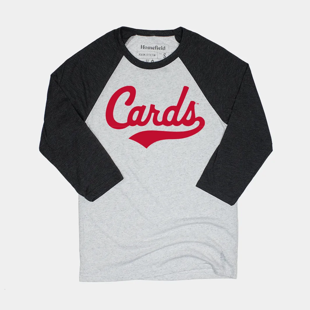 Louisville "Cards" Script Baseball Tee