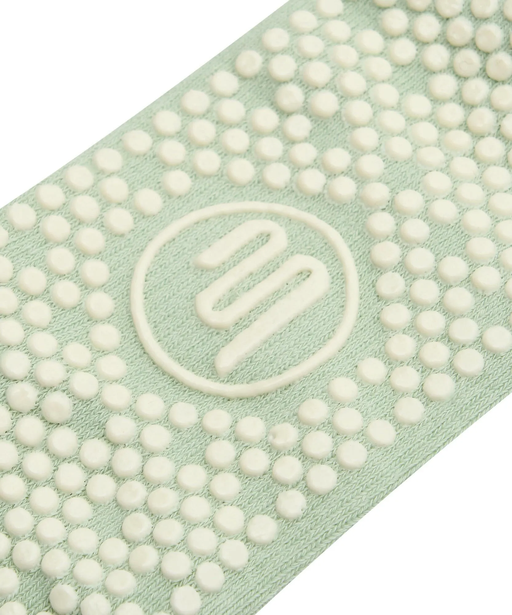 Low Crew Non Slip Grip Socks - Foundation Mint