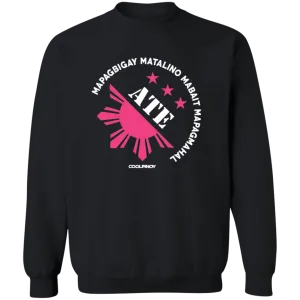 Matalino Mapagmahal Ate Unisex Crewneck Pullover Sweatshirt