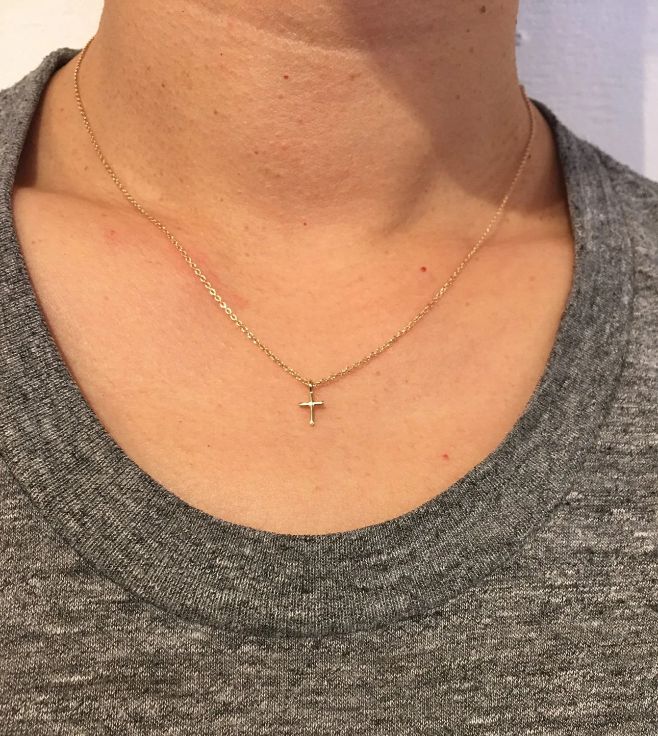 Mini Cross Necklace