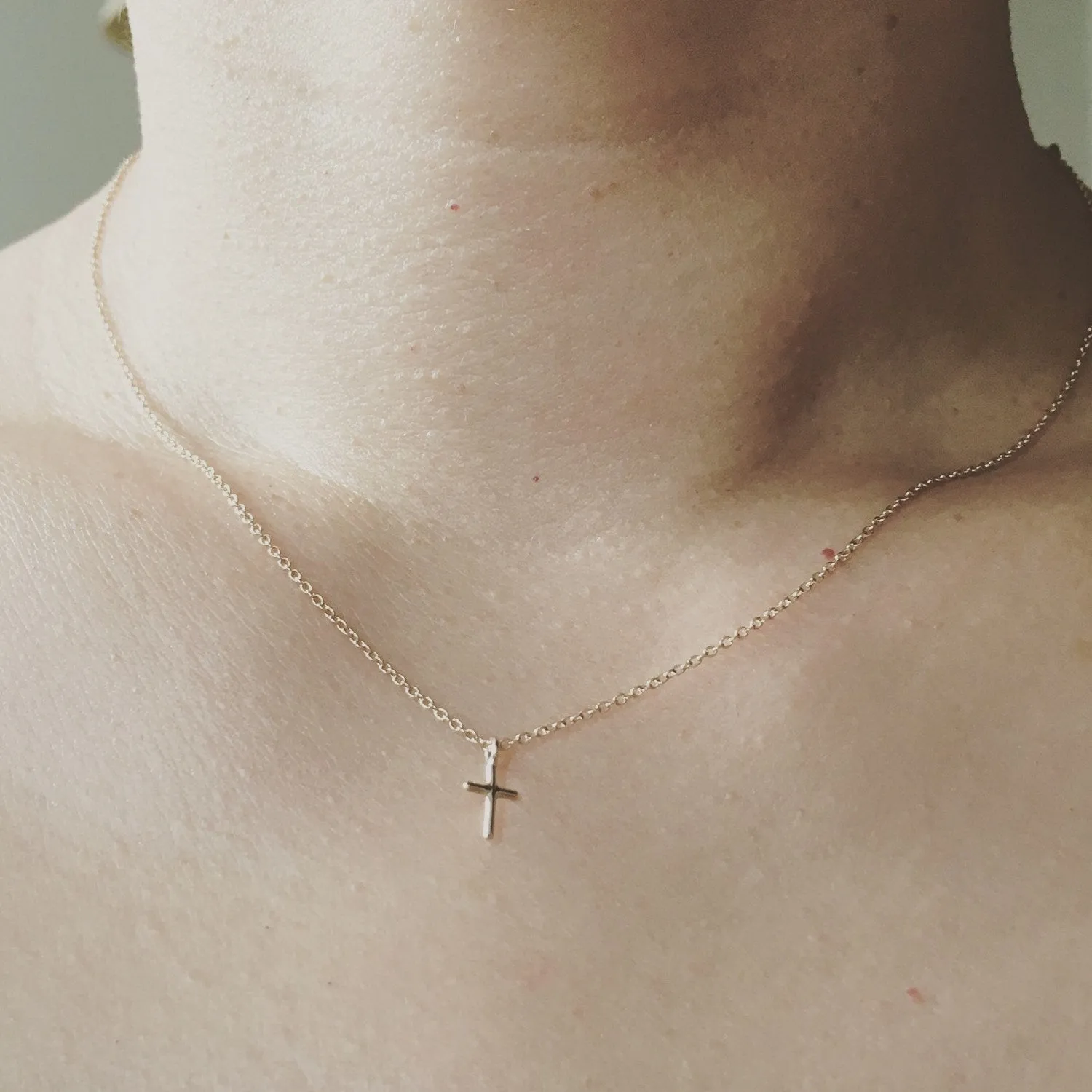 Mini Cross Necklace