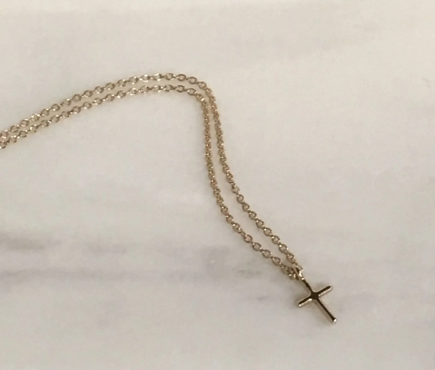 Mini Cross Necklace