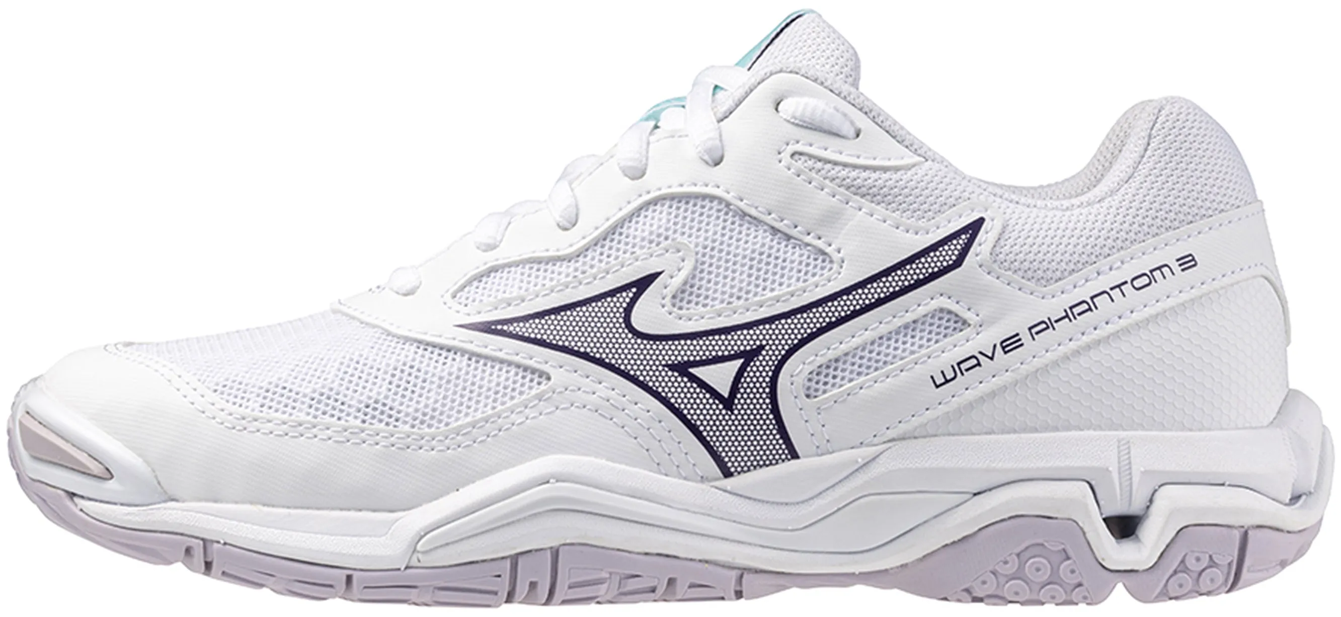 Mizuno Wave Phantom 3 Womens Court Shoes - White