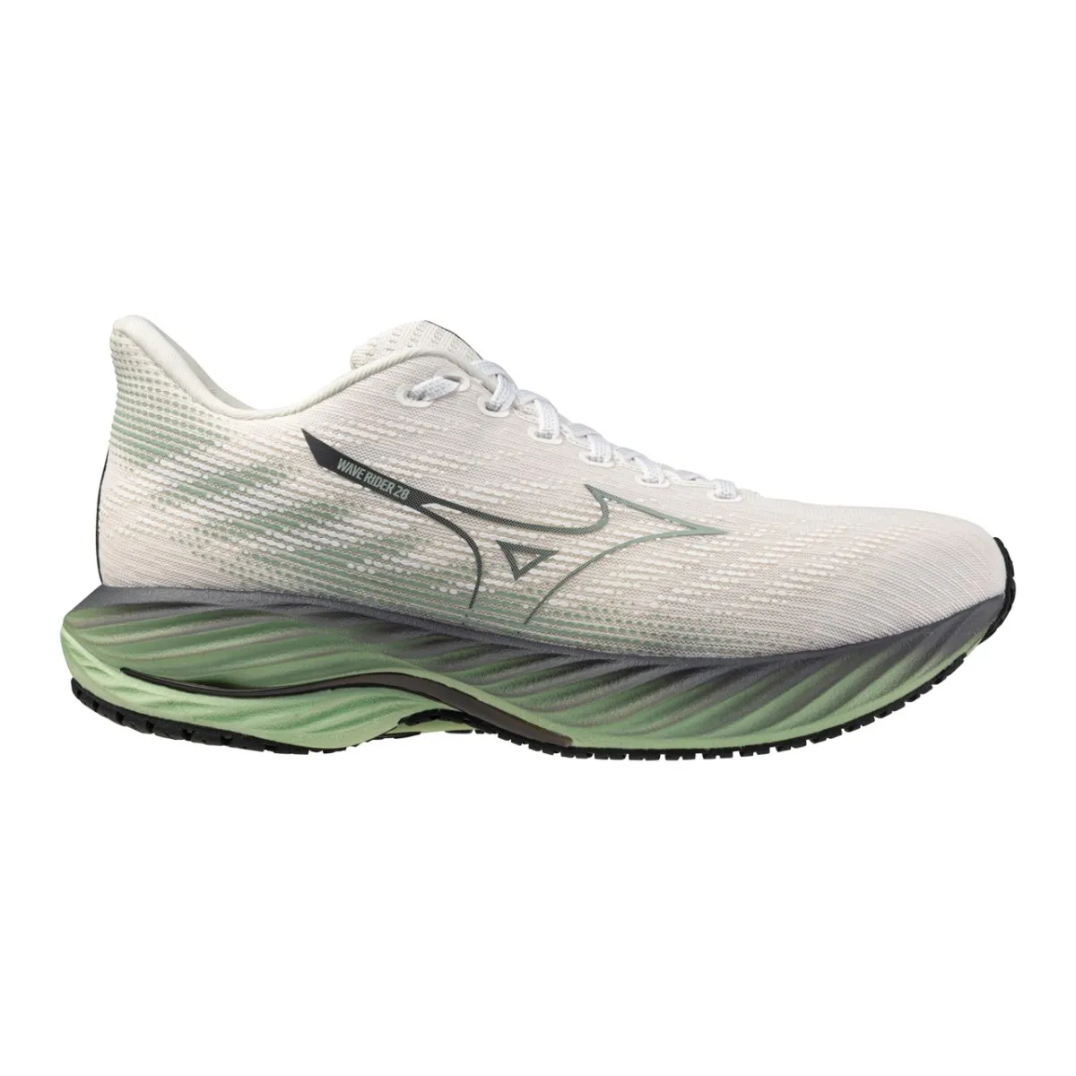 Mizuno - Wave Rider 28 - Men's - Snow White