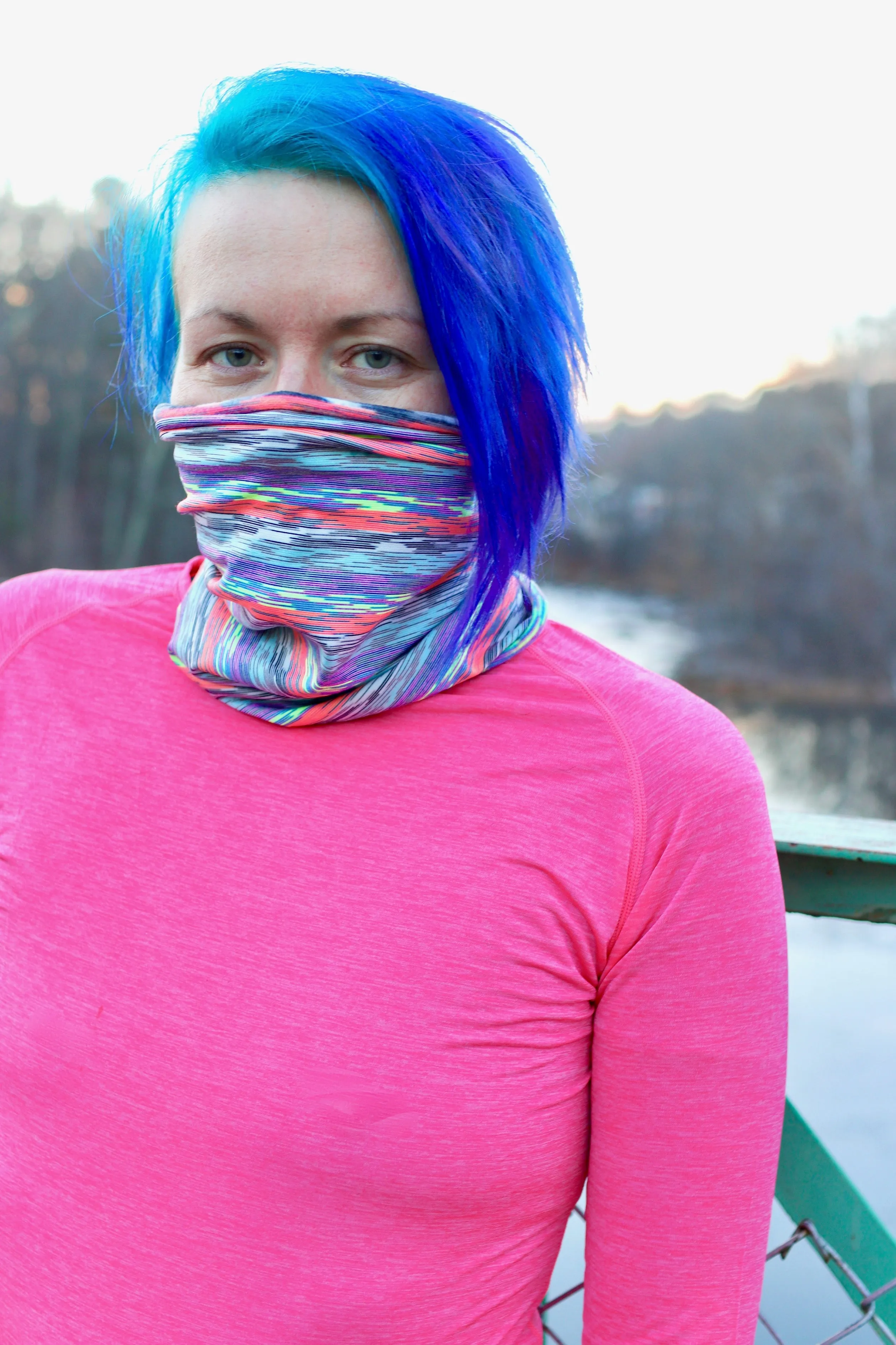 Multicolor Fleece Gaiter