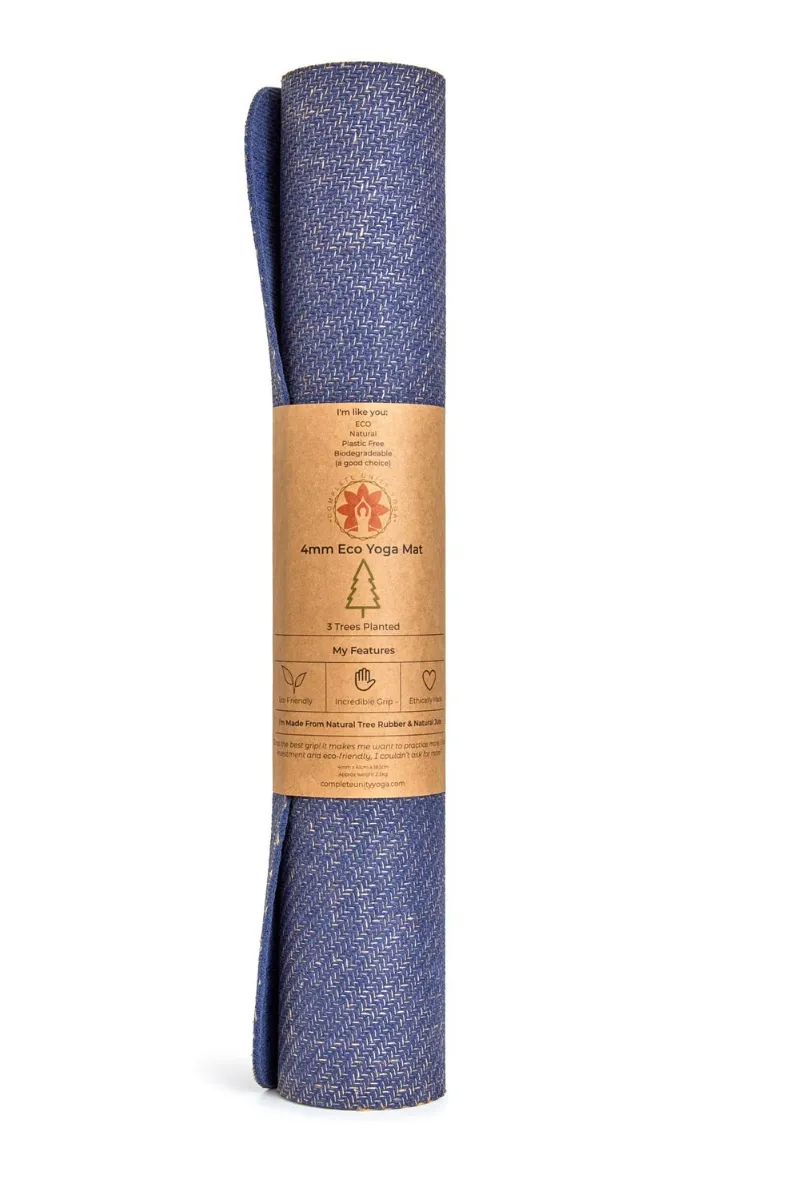 Natural Rubber & Jute Yoga Mat