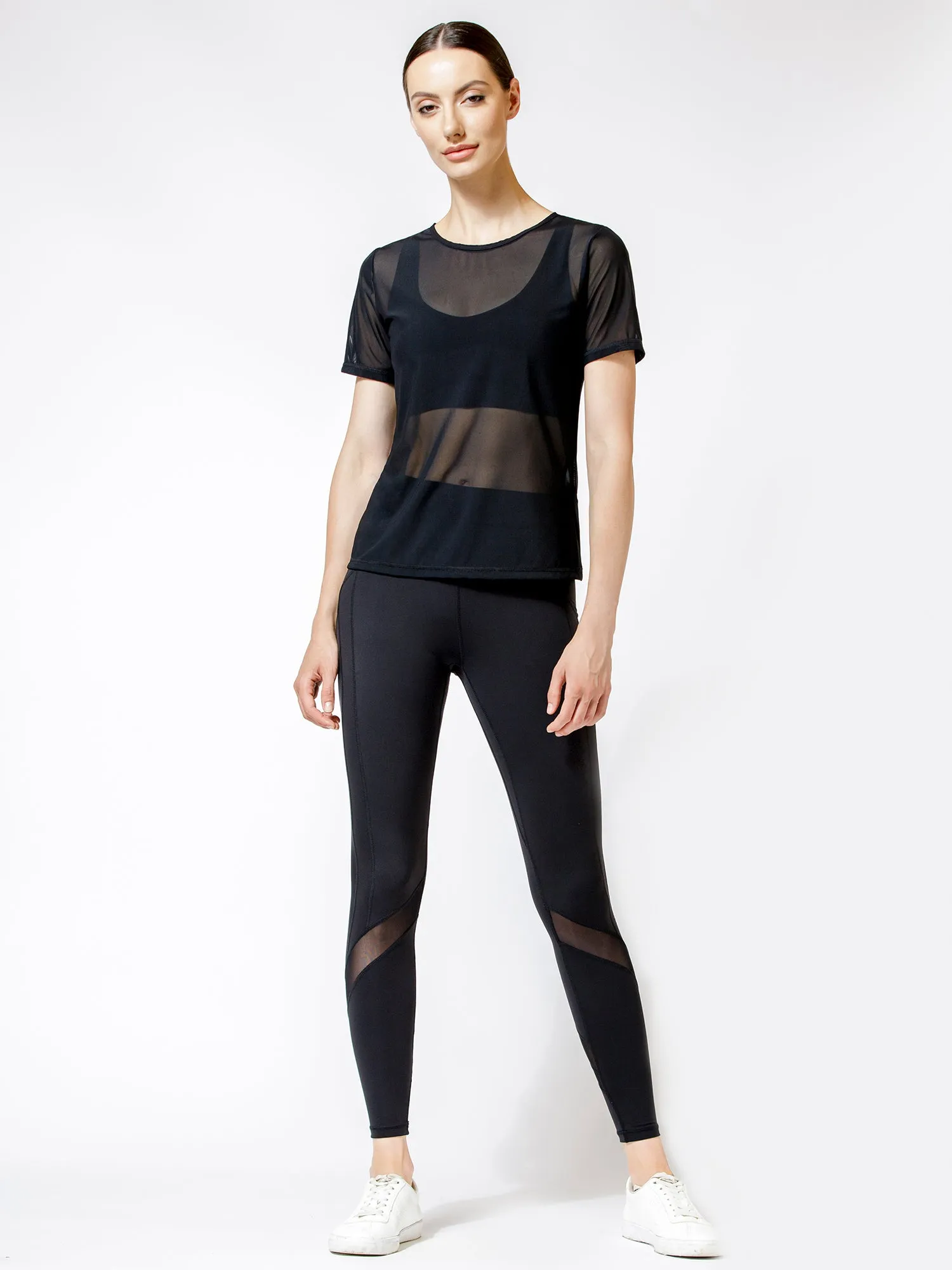 NEW WAVE PANTS 2.0, BLACK/BLACK MESH