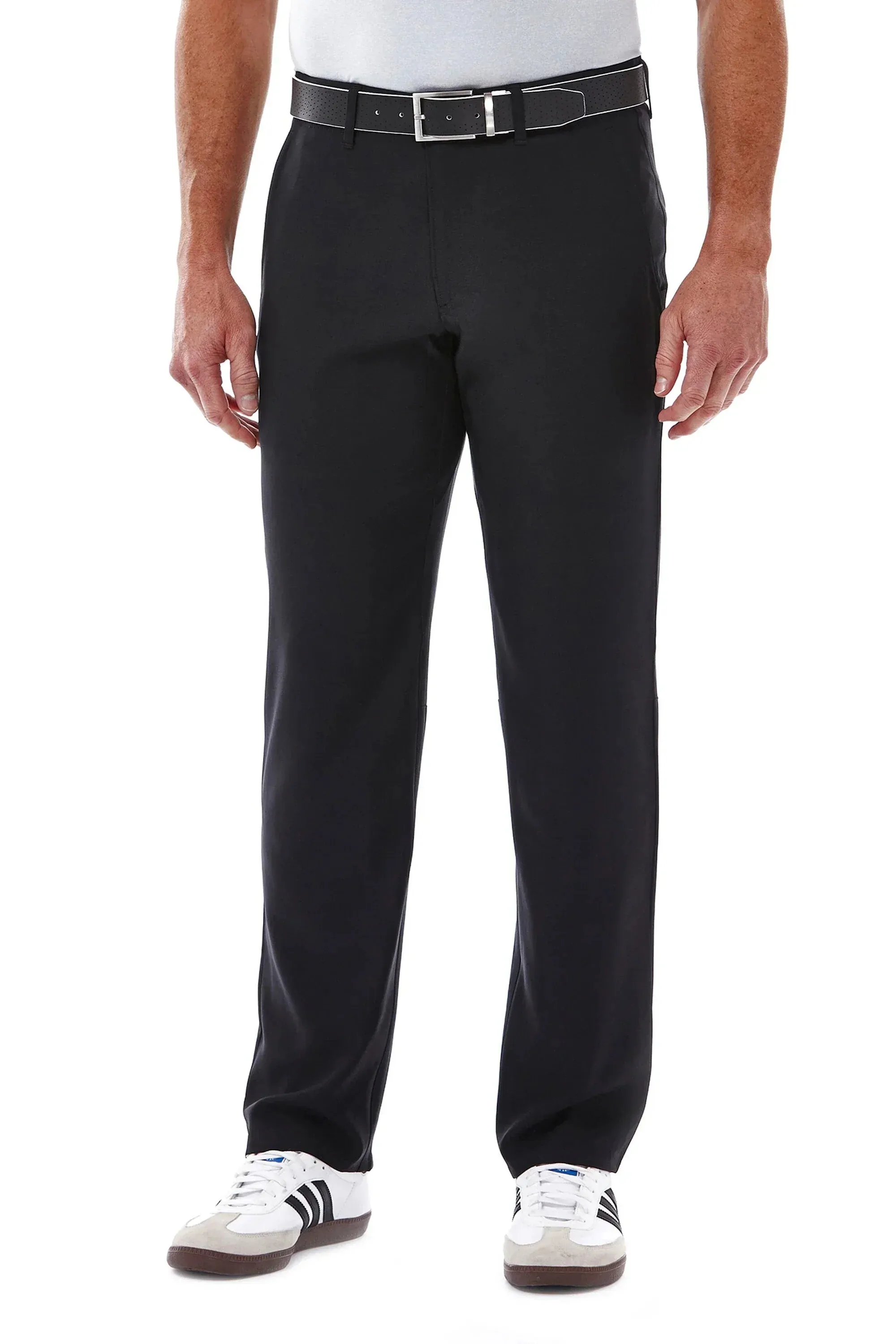 New with tags! Haggar InMotion Active Pant straight fit with superflex waistband! Charcoal Grey Sz 38X32