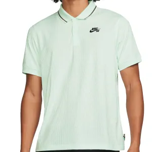 Nike SB Agnostic Dri-FIT ADV Short-Sleeve Skate Polo Barely Green/Black