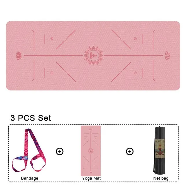 Non-slip Yoga Pilates Gym Exercise Fitness Mat
