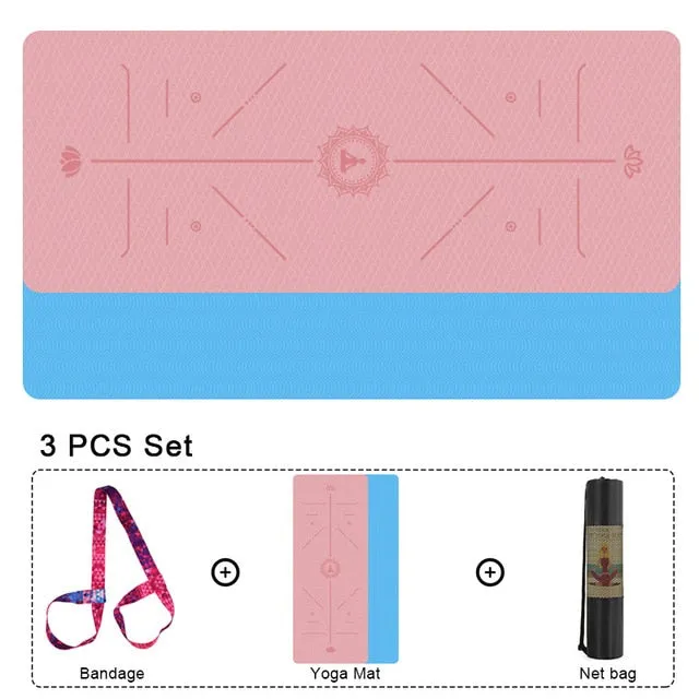 Non-slip Yoga Pilates Gym Exercise Fitness Mat