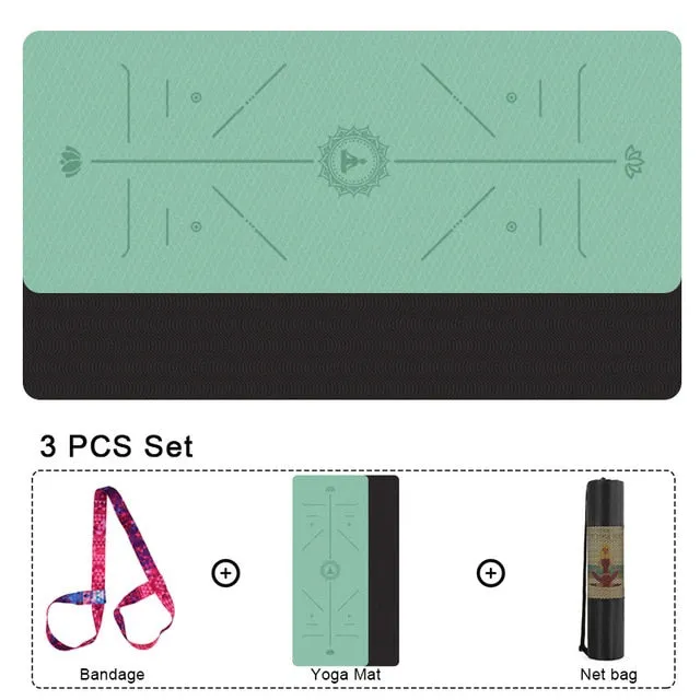 Non-slip Yoga Pilates Gym Exercise Fitness Mat