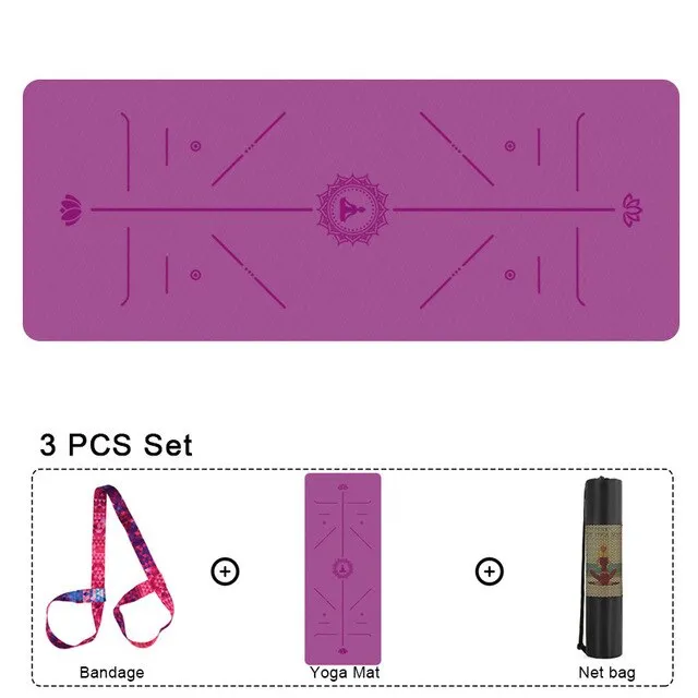Non-slip Yoga Pilates Gym Exercise Fitness Mat