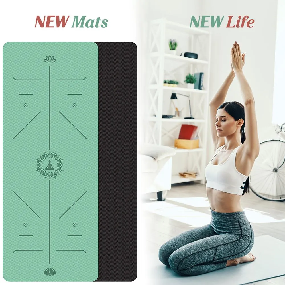 Non-slip Yoga Pilates Gym Exercise Fitness Mat