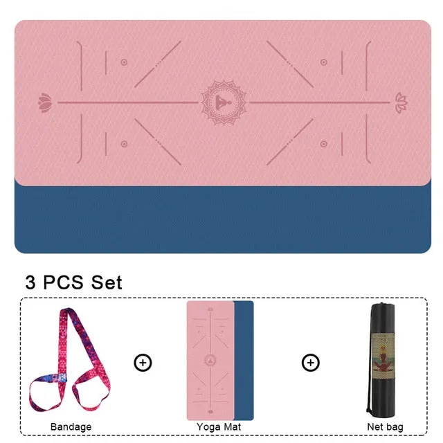 Non-slip Yoga Pilates Gym Exercise Fitness Mat