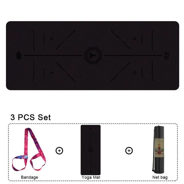 Non-slip Yoga Pilates Gym Exercise Fitness Mat