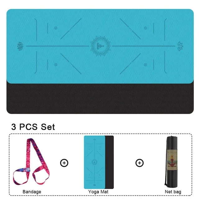 Non-slip Yoga Pilates Gym Exercise Fitness Mat