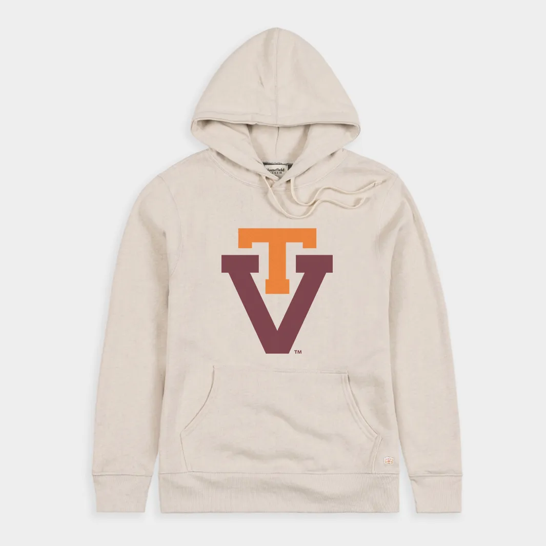 Oatmeal VT Hokies Hoodie