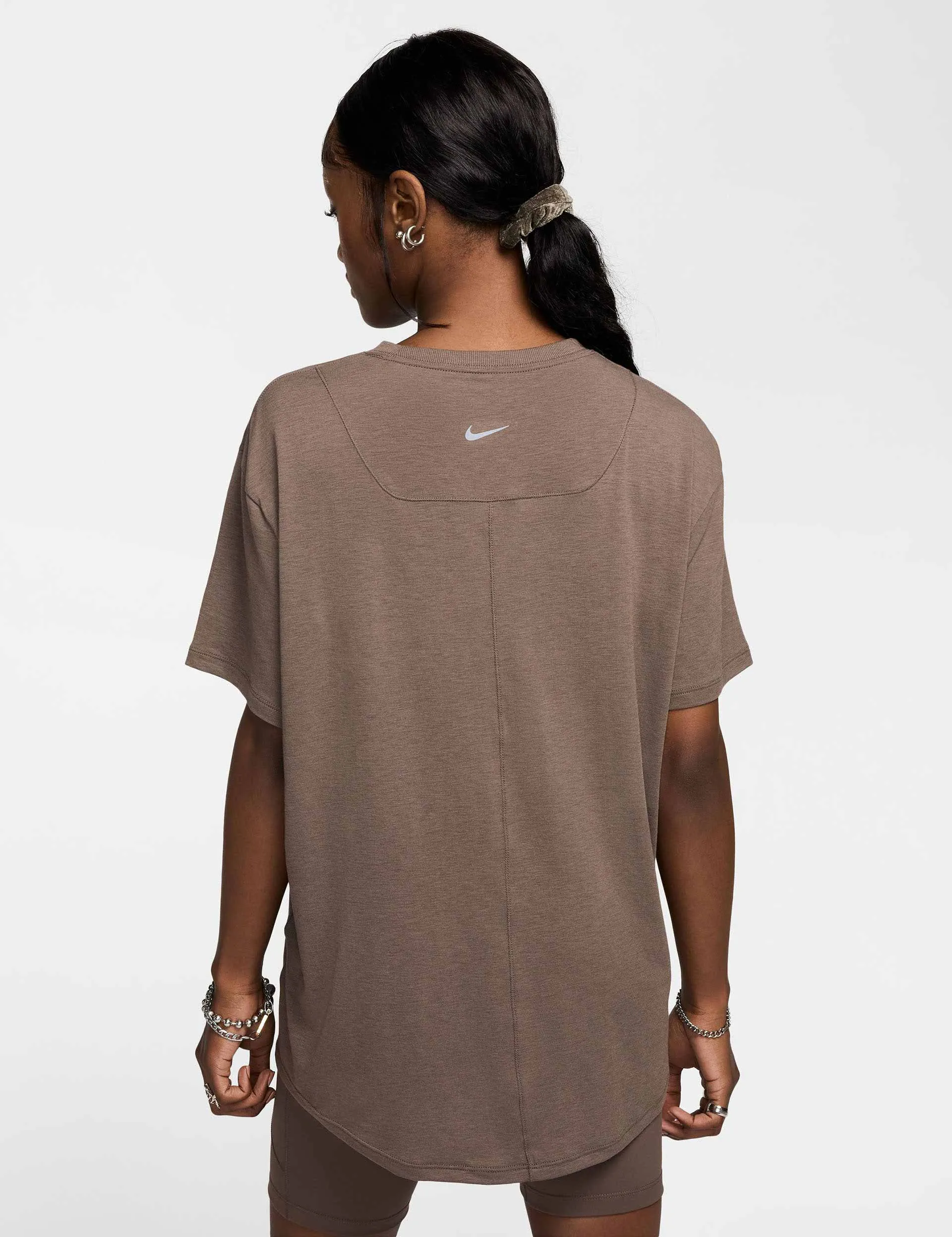 One Relaxed Dri-FIT Short-Sleeve Top - Ironstone/Black