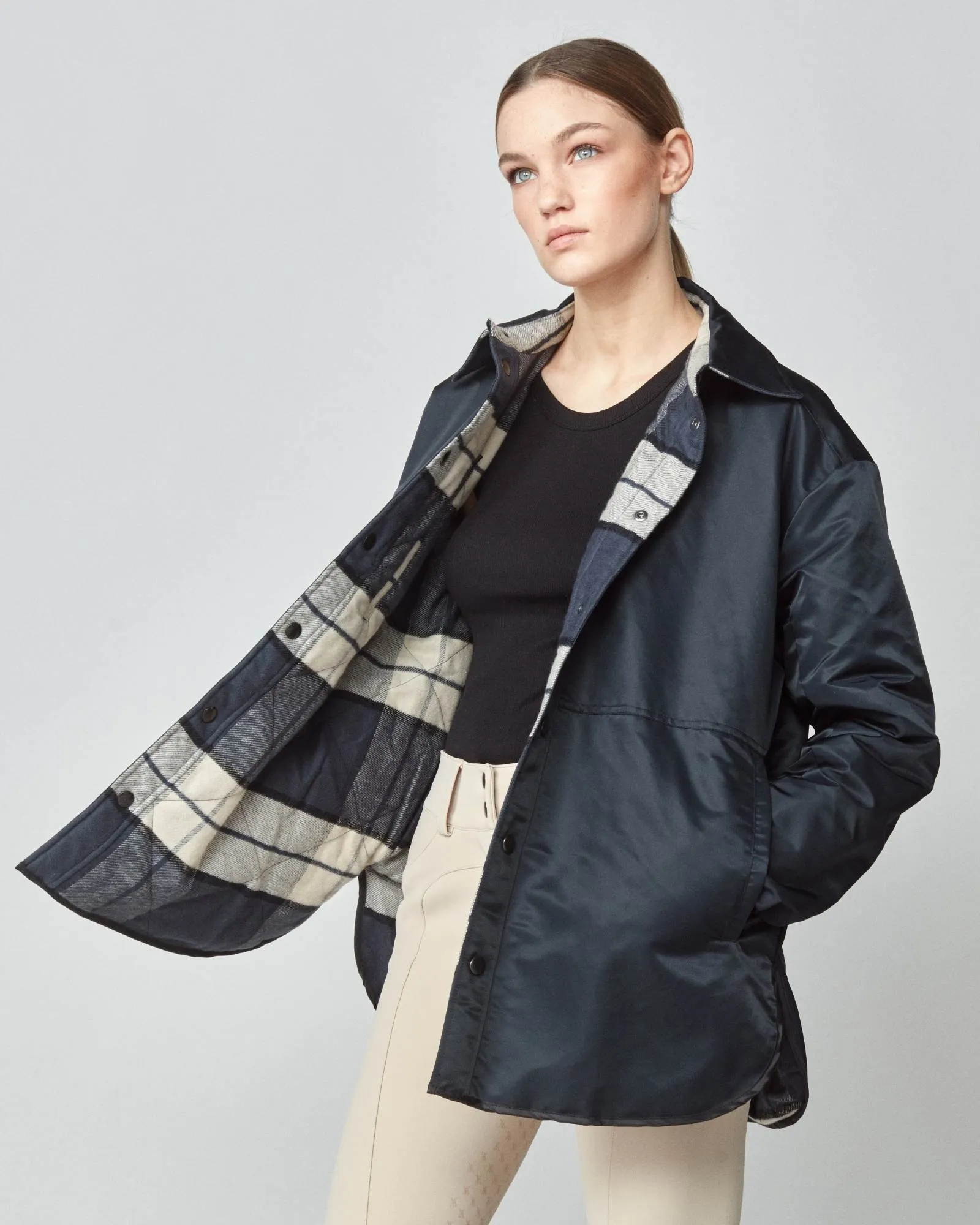 Padded Stable Jacket Black