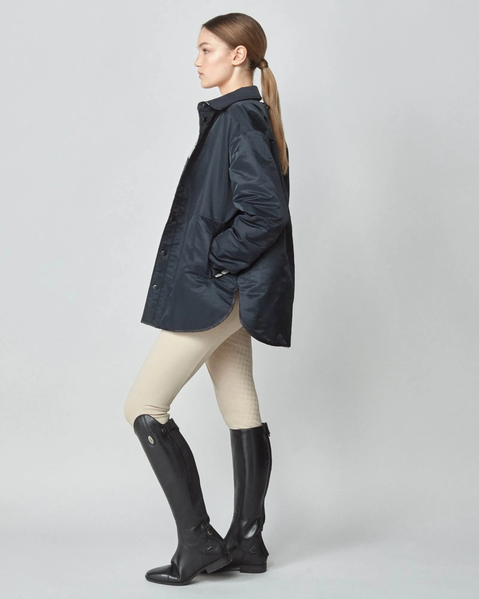 Padded Stable Jacket Black