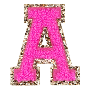 Patches - Neon Pink Letter