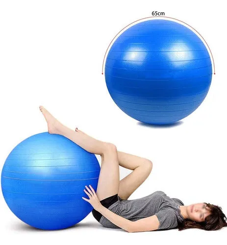 Pelota 65 Cm Pilates   Inflador