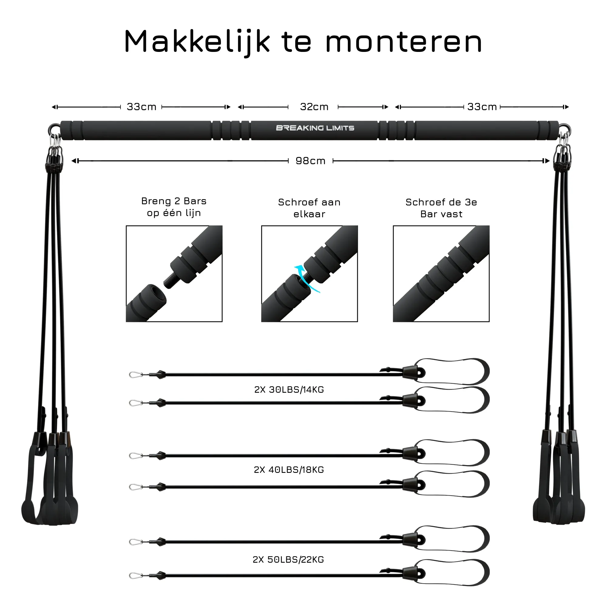 Pilates Bar Set