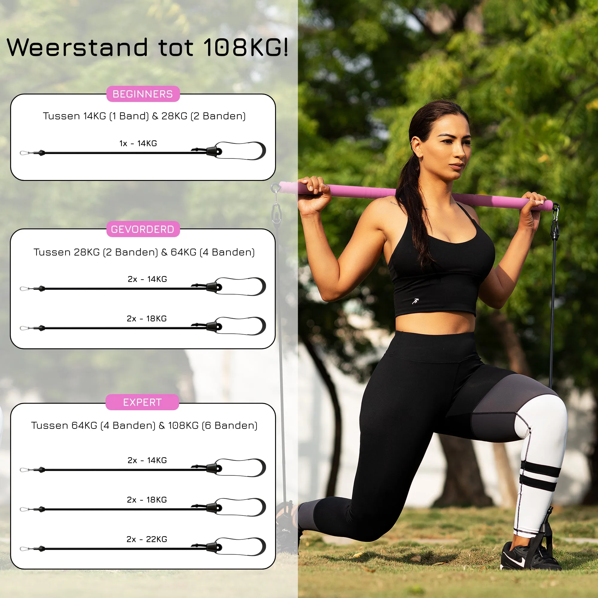Pilates Bar Set