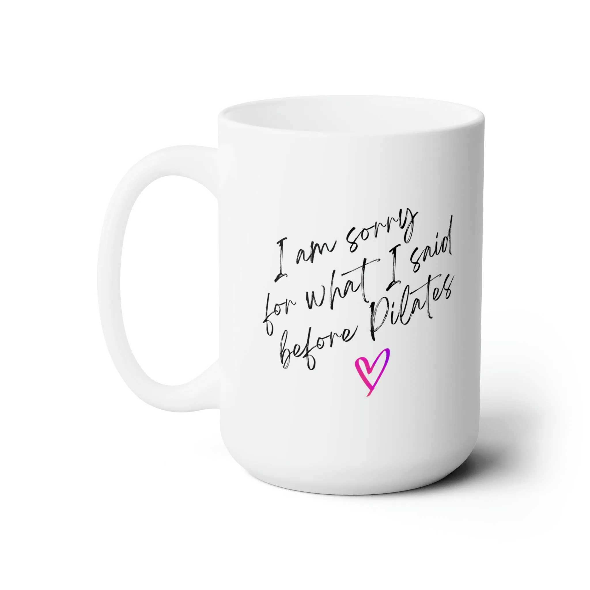 Pilates Ceramic Mug 15oz