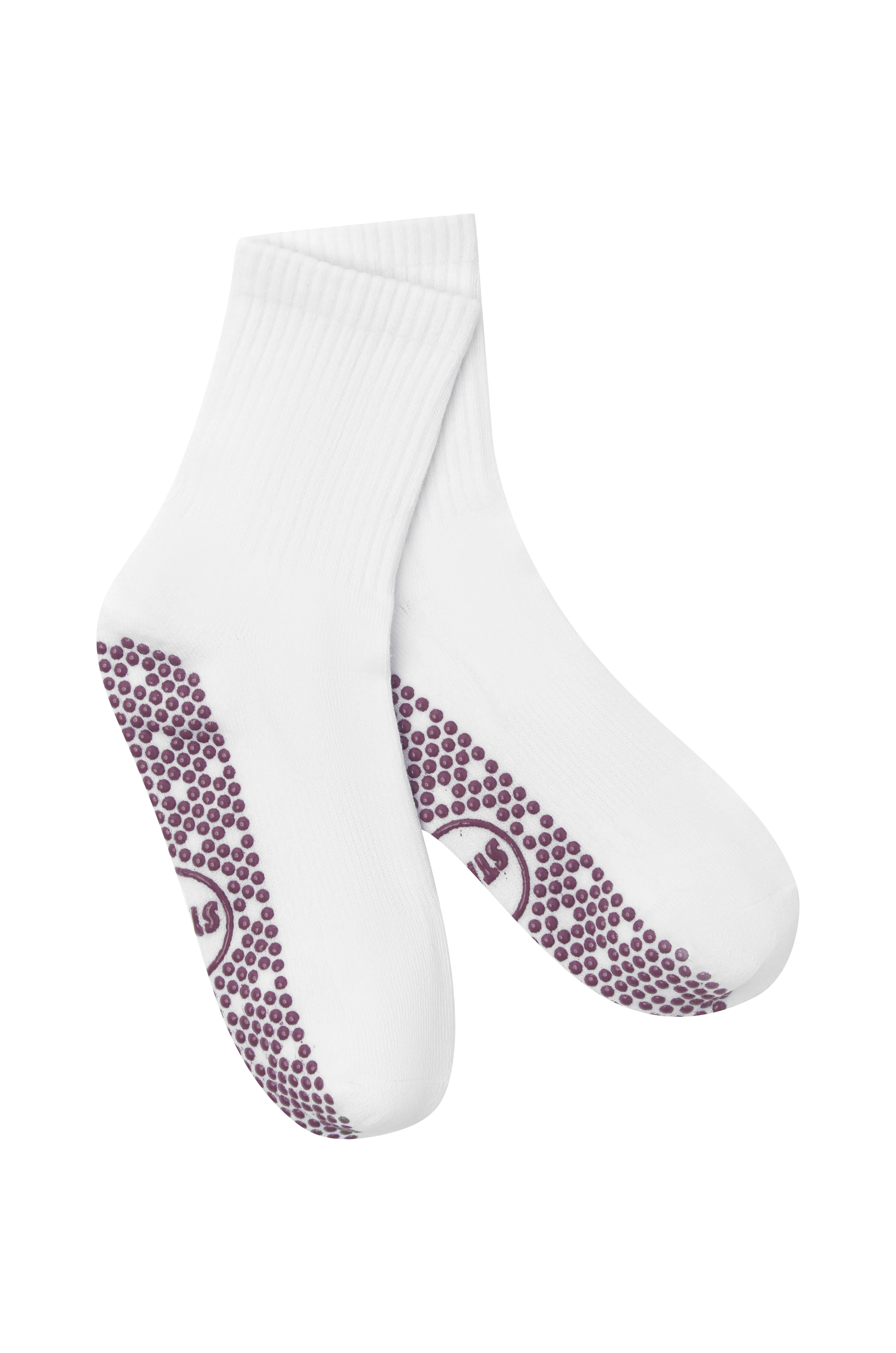 Pilates Grip Socks - Mauve