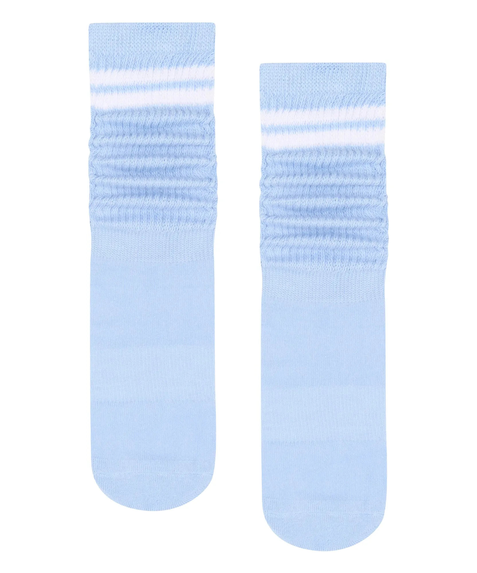 Pilates Project x Cheerleader Scrunch Non Slip Grip Socks - Baby Blue