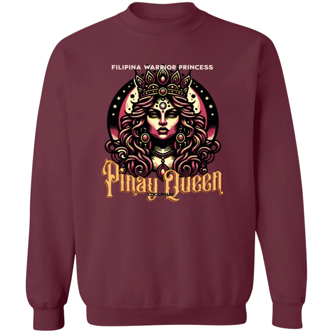 Pinay Queen Unisex Crewneck Pullover Sweatshirt