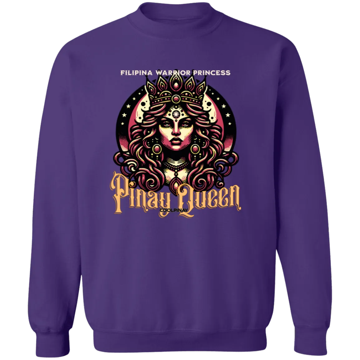 Pinay Queen Unisex Crewneck Pullover Sweatshirt