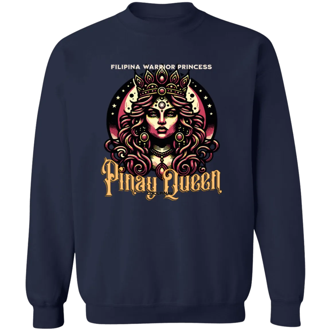 Pinay Queen Unisex Crewneck Pullover Sweatshirt
