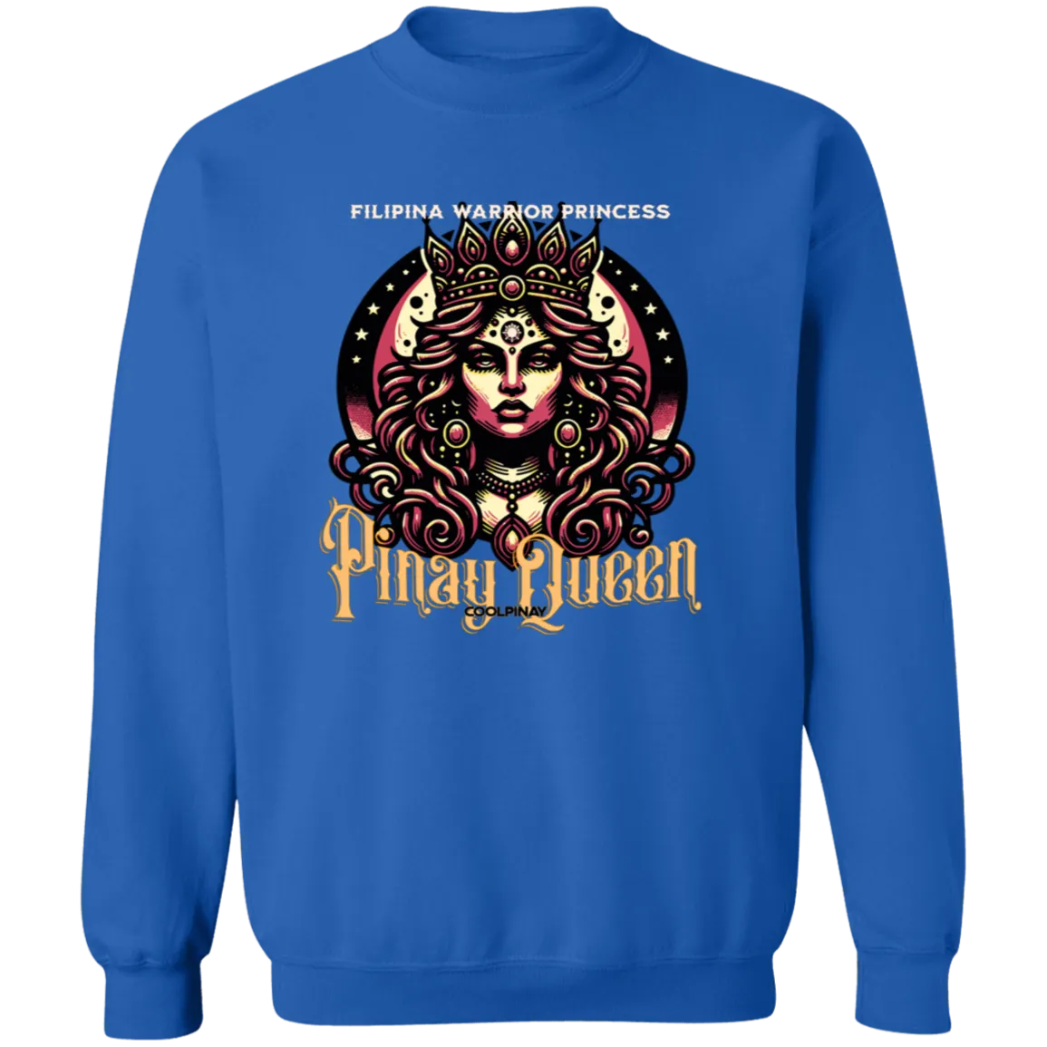 Pinay Queen Unisex Crewneck Pullover Sweatshirt