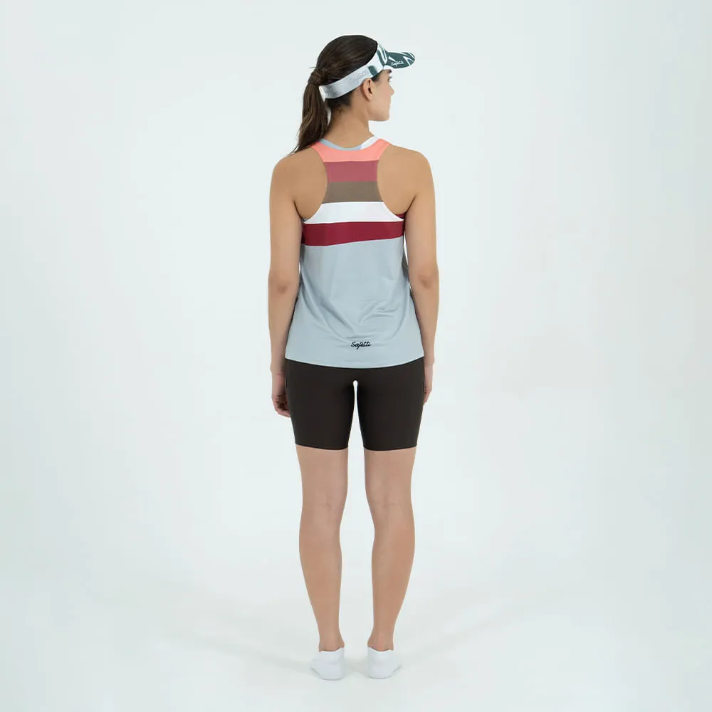 Pre-Order - Speed Project - Retrochic - Sleeveless Running Tank Top. Women