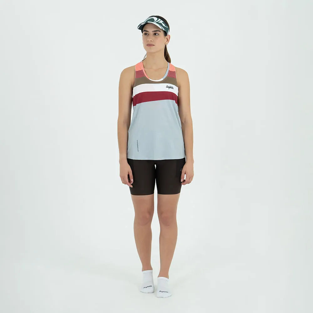 Pre-Order - Speed Project - Retrochic - Sleeveless Running Tank Top. Women
