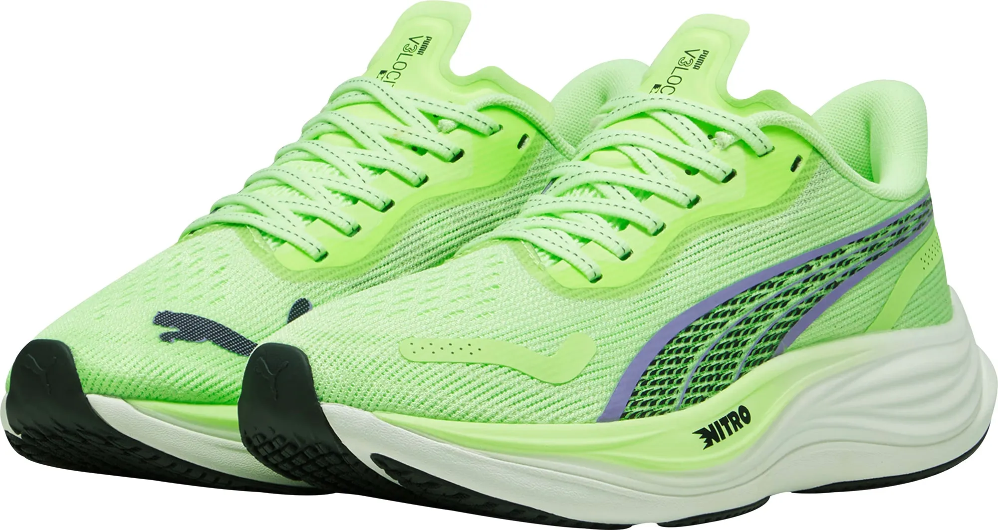 Puma Velocity Nitro 3 Womens Running Shoes - Green