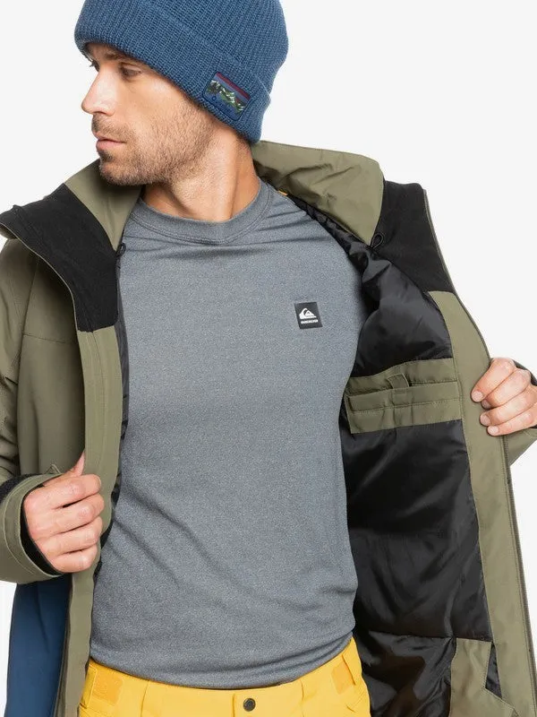 Quiksilver Mens Mission Plus Insulated Snow Jacket
