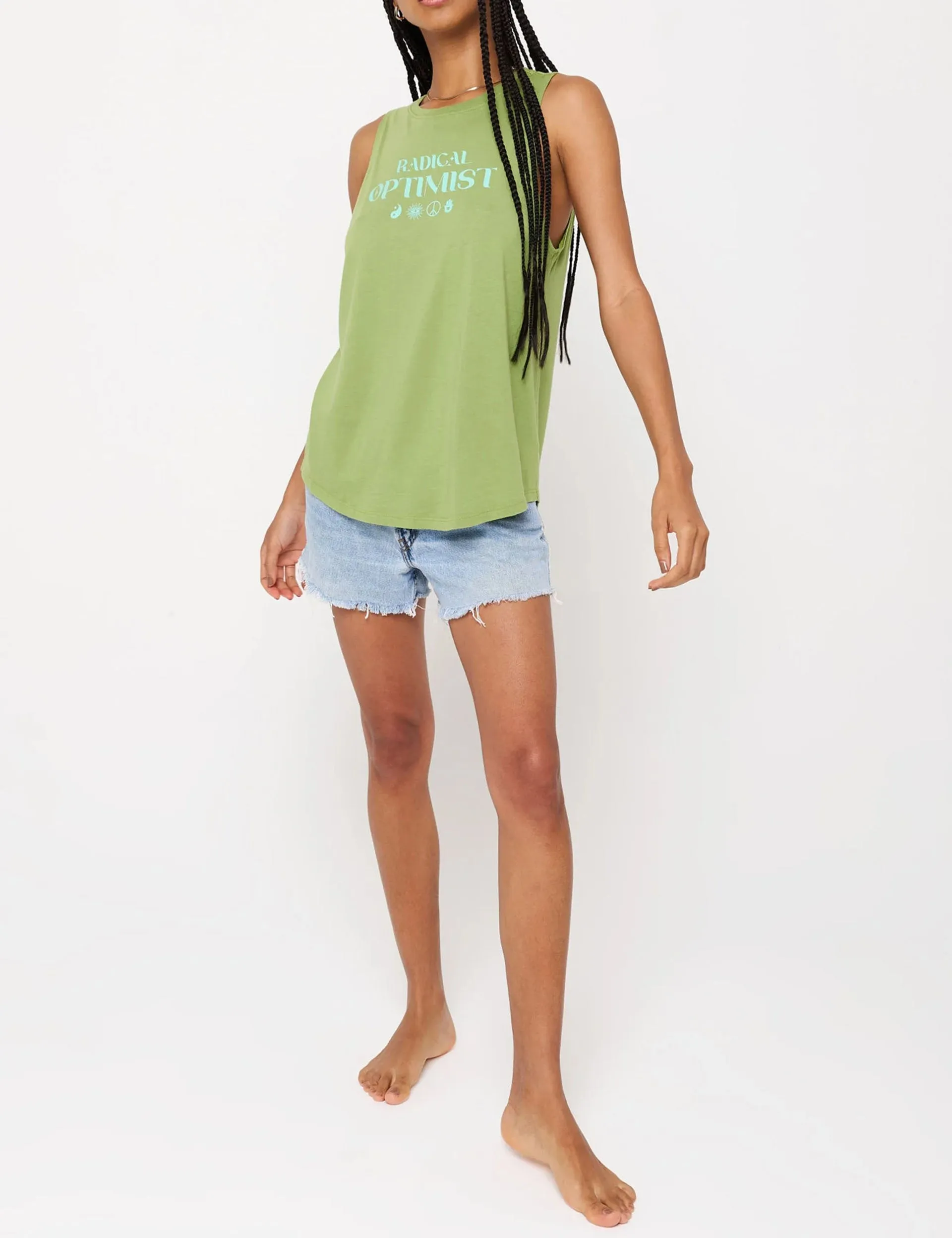 Radical Optimist Jade Tank - Cactus