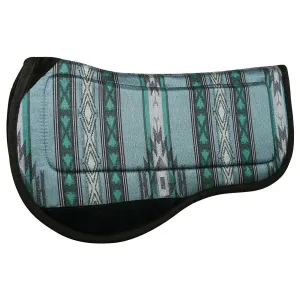 Reinsman Round Contoured Trail 30″ x 34″ Santa Fe Aquamarine Tacky-Too Backed Pad