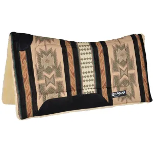 Reinsman Square Contour 32" X 32" Running Bull Onyx Tacky-Too Backed Pad
