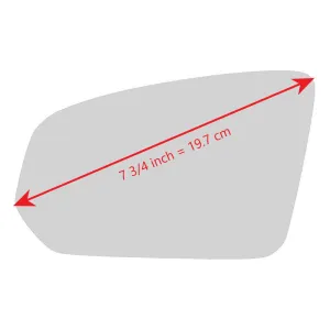 Replacement Mirror Glass for Volvo V60 Cross Country  2019 - 2022
