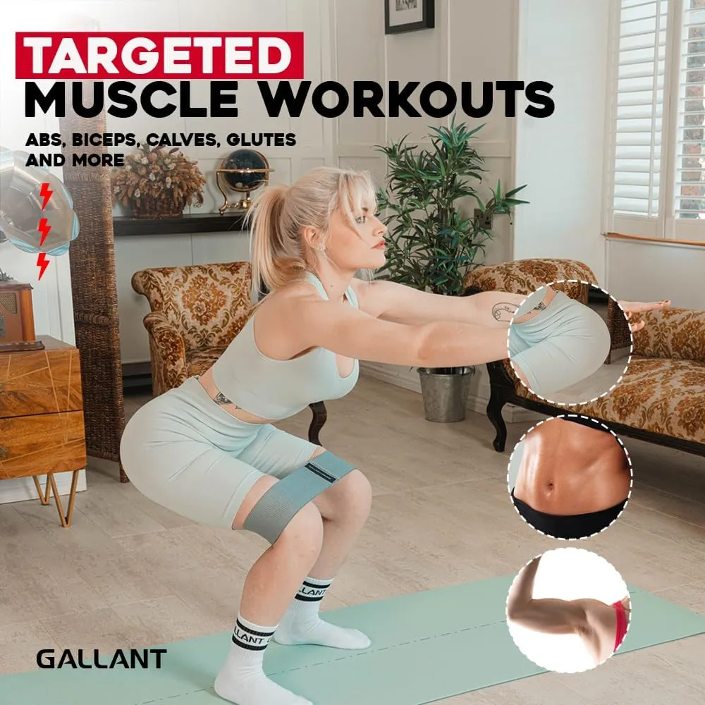 Resistance Fabric Glute Bands Set - Fabric Resistance Bands