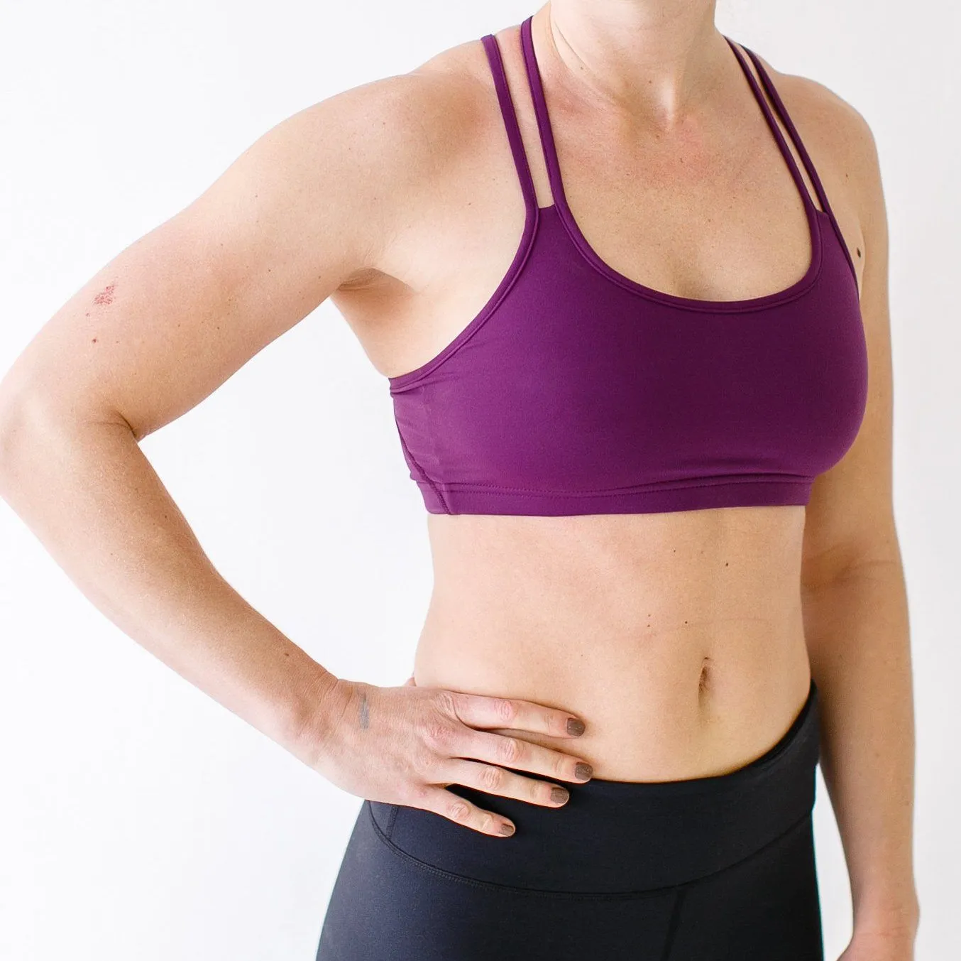 Rhapsody Sports Bra (Eggplant)